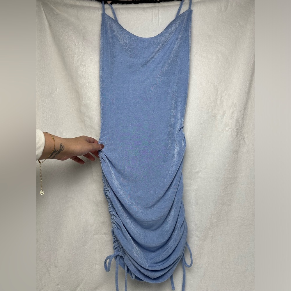 BLUE SUMMER DRESS - SIZE MEDIUM